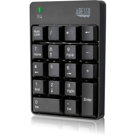 Adesso Wireless Spill Resistant 18-Key Numeric Keypad — WKB-6010UB