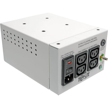Tripp Lite by Eaton Isolator Series Dual-Voltage 115/230V 300W 60601-1 Medical-Grade Isolation Transformer, C14 Inlet, 4 C13 Outlets — IS300HGDV