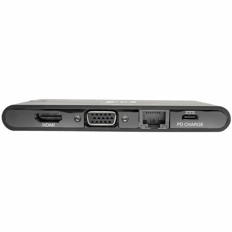 Eaton Tripp Lite Series USB-C Dock - 4K HDMI, VGA, USB 3.x (5Gbps), USB-A/C Hub, Gigabit Ethernet, Memory Card Slots, 100W PD Charging — U442-DOCK3-B