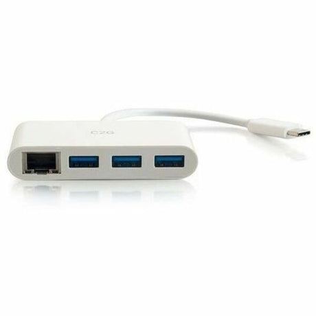 C2G USB C Hub with Ethernet - 3-Port USB Hub — 29746