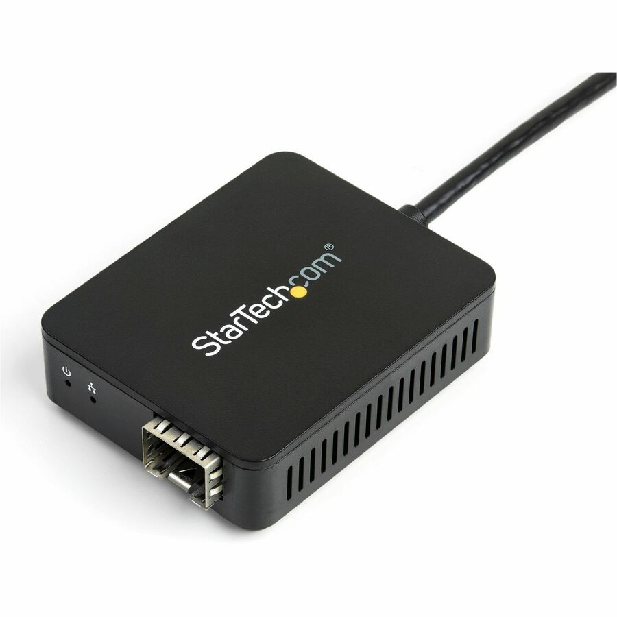 StarTech.com USB 3.0 to Fiber Optic Converter - USB to Open SFP Adapter - Gigabit Network Adapter Multi Mode(MMF)/Single Mode Fiber(SMF) — US1GA30SFP