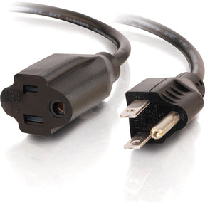 C2G 6ft Power Extension Cord - 18 AWG - NEMA 5-15P to NEMA 5-15R — 03115