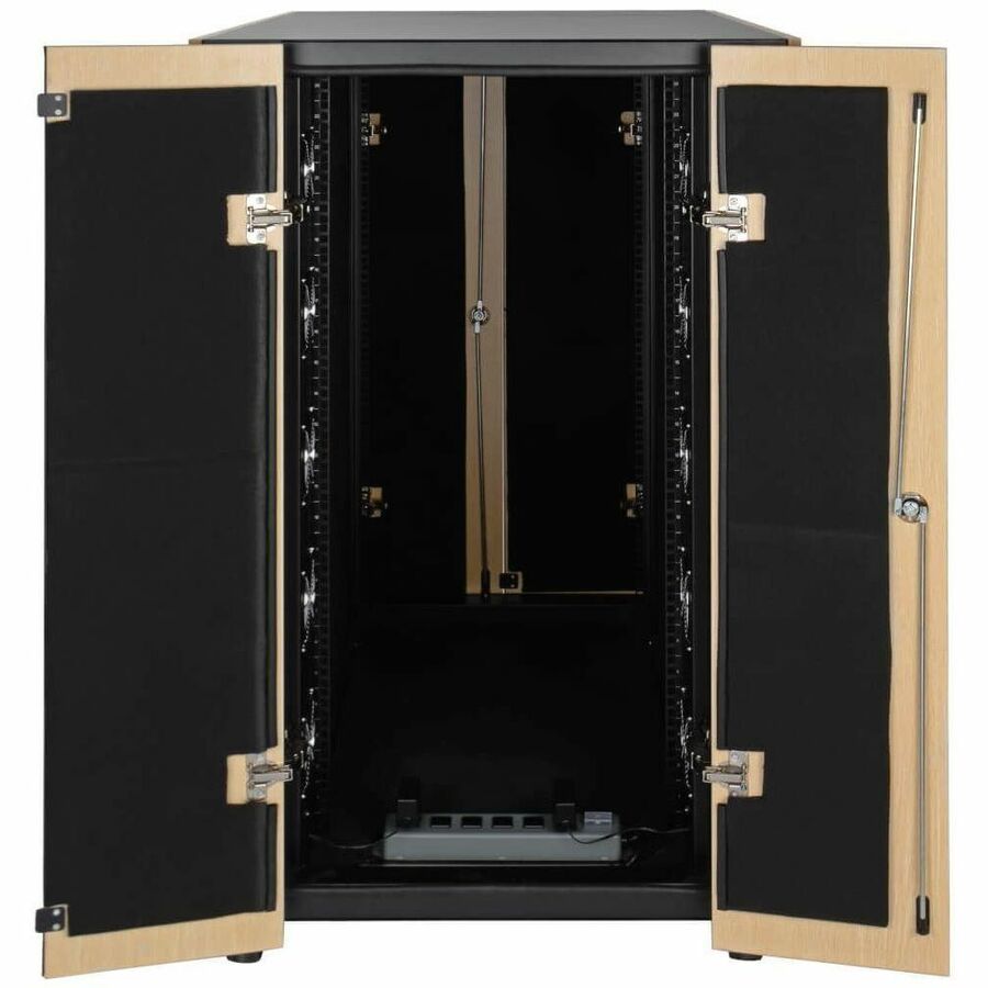 Tripp Lite by Eaton 24U Soundproof Rack Enclosure Server Cabinet Quiet Acoustic — SRQ24U