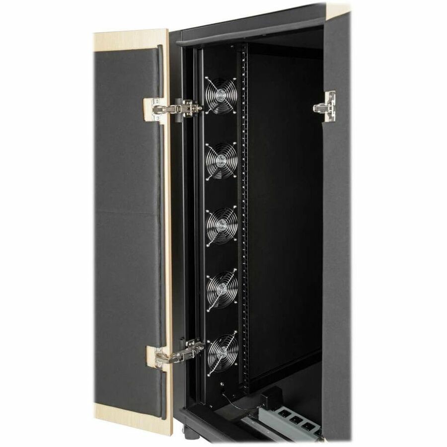 Tripp Lite by Eaton 24U Soundproof Rack Enclosure Server Cabinet Quiet Acoustic — SRQ24U
