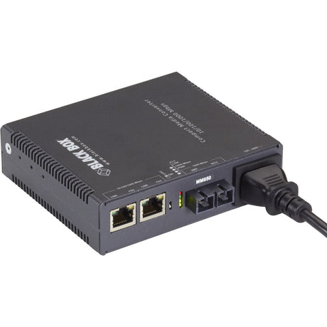 Black Box Gb ETH MED CONV 2-10/100/1000 COP 100/1000 MM FBR 850nm 0.5km SC — LGC5151A