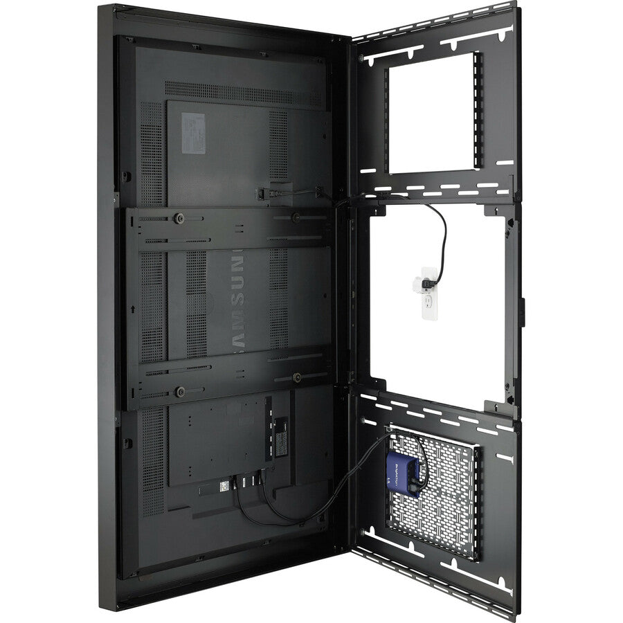Chief Impact 49" On-Wall Kiosk - Portrait Orientation - Black — LW49UBP