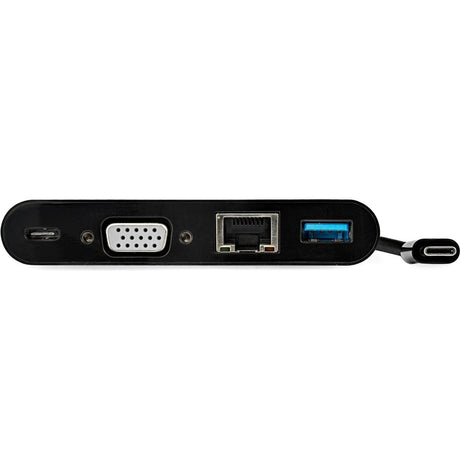 StarTech.com USB-C Multiport Adapter - Mini USB-C Dock w/ VGA Video - 60W Power Delivery Passthrough - USB Type-A 5Gbps - Gigabit Ethernet — DKT30CVAGPD