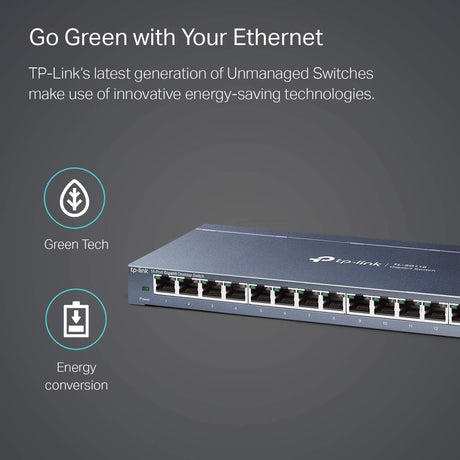 TP-Link TL-SG116 - 16-Port Gigabit Ethernet Network Switch — TL-SG116