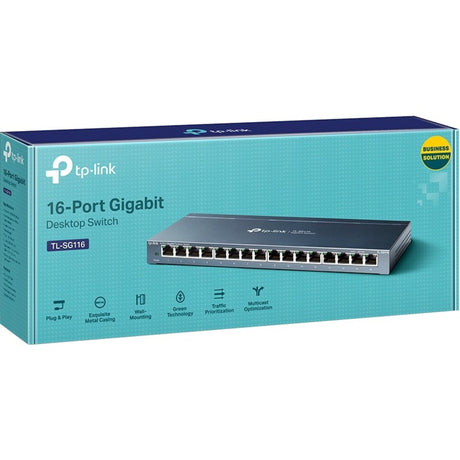 TP-Link TL-SG116 - 16-Port Gigabit Ethernet Network Switch — TL-SG116