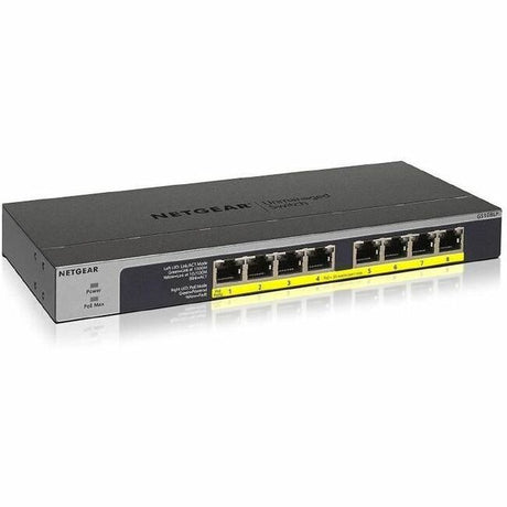 Netgear 8-Port PoE/PoE+ Gigabit Ethernet Unmanaged Switch (GS108LP) — GS108LP-100NAS
