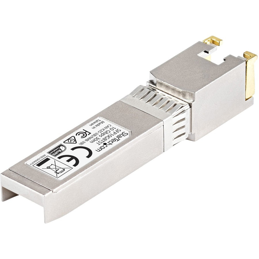 StarTech.com Cisco SFP-10 GB-TC Compatible SFP+ Module - 10GBASE-T - 10GE Gigabit Ethernet SFP+ SFP to RJ45 Cat6/Cat5e Transceiver - 30m — SFP10GBTCST