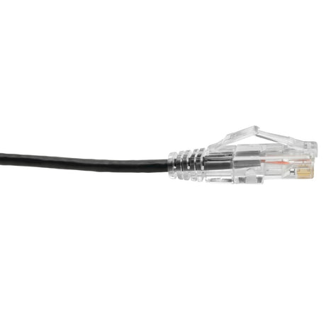 Eaton Tripp Lite Series Cat6 Gigabit Snagless Slim UTP Ethernet Cable (RJ45 M/M), PoE, Black, 7 ft. (2.13 m) — N201-S07-BK