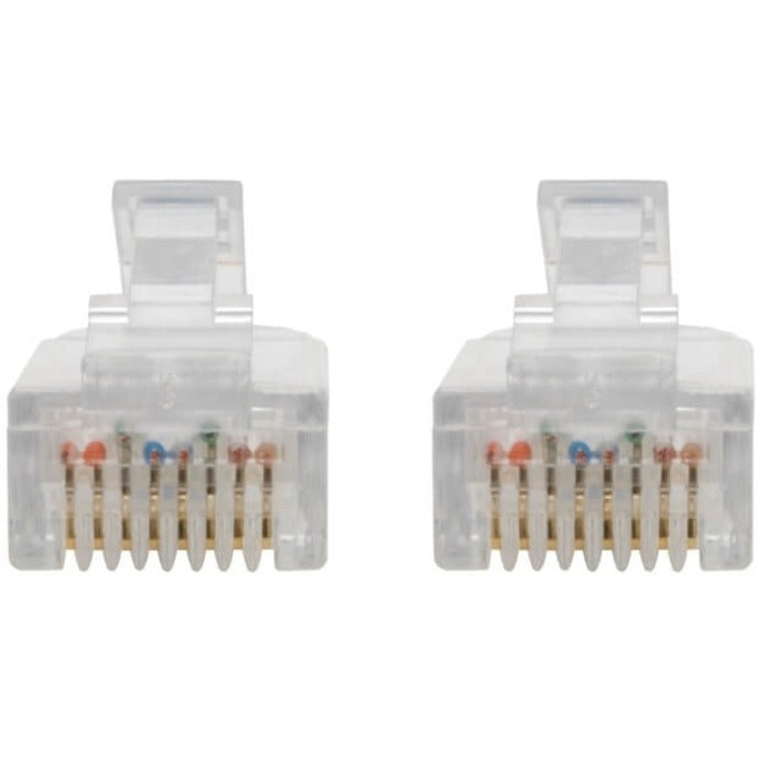 Eaton Tripp Lite Series Cat6 Gigabit Snagless Slim UTP Ethernet Cable (RJ45 M/M), PoE, Blue, 7 ft. (2.13 m) — N201-S07-BL