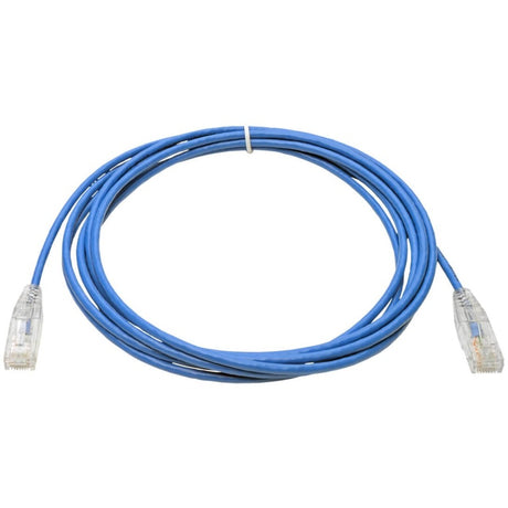 Eaton Tripp Lite Series Cat6 Gigabit Snagless Slim UTP Ethernet Cable (RJ45 M/M), PoE, Blue, 10 ft. (3.05 m) — N201-S10-BL