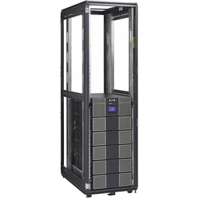Eaton 9PXM 4-20kVA 208/240V N+1 Split-Phase Modular Scalable Online Double-Conversion UPS Cabinet, Hardwired Input / Output, Cybersecure Network Card Option, 21U, TAA — 9PXM12AAAAA