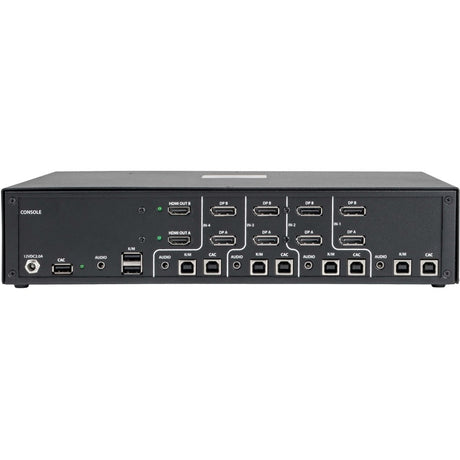 Tripp Lite by Eaton Secure KVM Switch, 4-Port, HDMI to DisplayPort, Dual Monitor, 4K, NIAP PP3.0 Certified, Audio, CAC, TAA — B002-HD2AC4