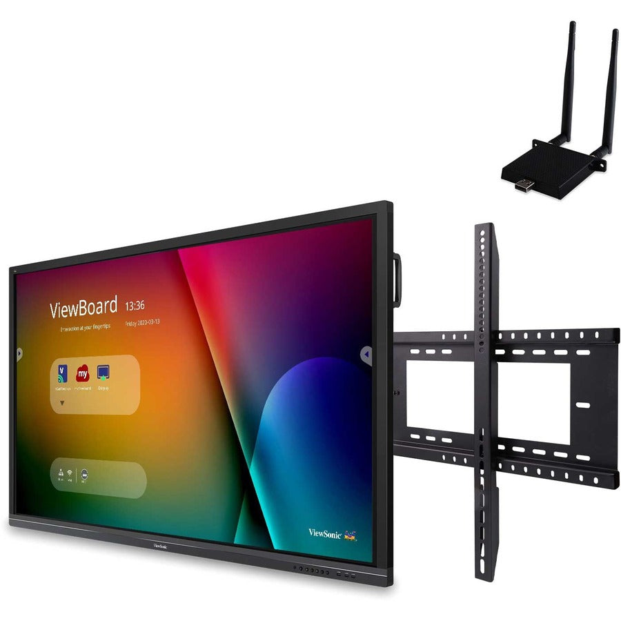 ViewSonic ViewBoard IFP7550-E1 - 4K Interactive Display with WiFi Adapter and Fixed Wall Mount - 350 cd/m2 - 75" — IFP7550-E1
