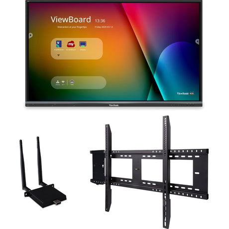 ViewSonic ViewBoard IFP8650-E1 - 4K Interactive Display with WiFi Adapter and Fixed Wall Mount - 350 cd/m2 - 86" — IFP8650-E1