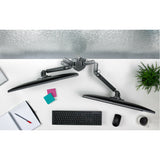 Chief KX Low-Profile Triple Display Desk Mount - For Displays 10-32" - Silver — KXC330S