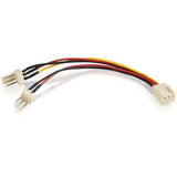 C2G 4in 3-pin Fan Power Y-Cable — 27391