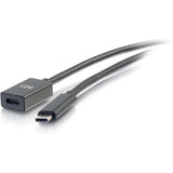 C2G 1ft USB C Extension Cable - USB C to USB C Extension Cable - USB 3.1 Gen 2 - 10Gbps - M/F — 28657