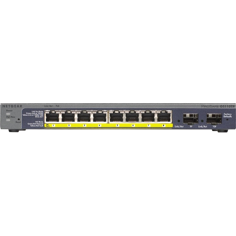 Netgear ProSafe GS110TP Ethernet Switch — GS110TP-300NAS