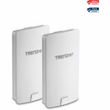 TRENDnet 14 DBI Wi-Fi AC867 Outdoor PoE Preconfigured Point-to-Point Bridge Kit; 4 DBI Directional Antennas; for Point-to-Point Wi-Fi Bridging Applications; 5 GHz; AC867; TEW-840APBO2K