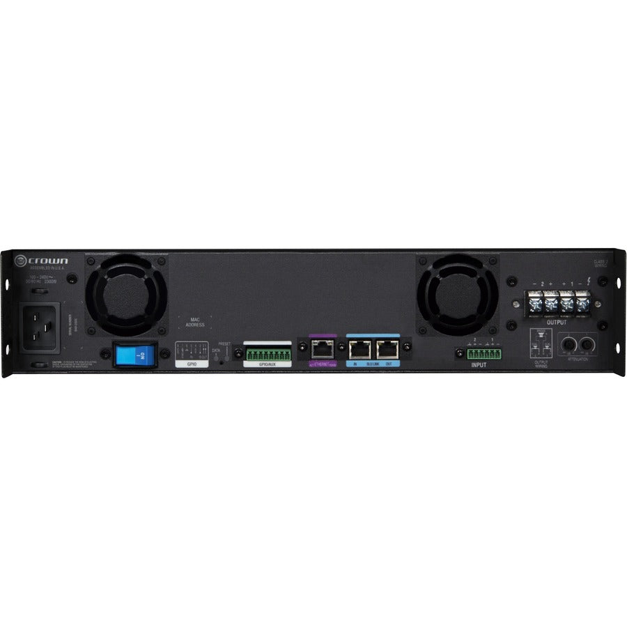 Crown DriveCore Install 2|2400N Amplifier - 2400 W RMS - 2 Channel - Black — DCI2X2400N-U-USFX