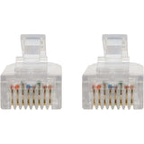 Eaton Tripp Lite Series Cat6 Gigabit Snagless Slim UTP Ethernet Cable (RJ45 M/M), PoE, Blue, 8-in. (20.32 cm) — N201-S8N-BL