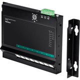 TRENDnet 8-Port Industrial Gigabit PoE+ Wall-Mounted Front Access Switch; 8X Gigabit PoE+ Ports; DIN-Rail Mount; 48 57V DC Power Input; IP30; 200W PoE Budget; Lifetime Protection; TI-PG80F