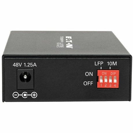 Eaton Tripp Lite Series Gigabit Multimode Fiber to Ethernet Media Converter, PoE+ - 10/100/1000 SC, 850 nm, 550M (1804.46 ft.) — N785-P01-SC-MM1