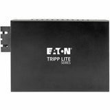 Eaton Tripp Lite Series Gigabit Multimode Fiber to Ethernet Media Converter, PoE+ - 10/100/1000 SC, 850 nm, 550M (1804.46 ft.) — N785-P01-SC-MM1