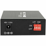 Eaton Tripp Lite Series Gigabit Singlemode Fiber to Ethernet Media Converter, PoE+ - 10/100/1000 SC, 1310 nm, 20 km (12.4 mi.) — N785-P01-SC-SM1