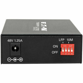 Eaton Tripp Lite Series Gigabit Singlemode Fiber to Ethernet Media Converter, PoE+ - 10/100/1000 SC, 1310 nm, 20 km (12.4 mi.) — N785-P01-SC-SM1