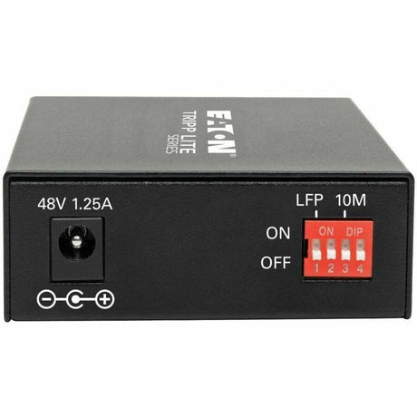 Eaton Tripp Lite Series Gigabit Singlemode Fiber to Ethernet Media Converter, PoE+ - 10/100/1000 SC, 1310 nm, 20 km (12.4 mi.) — N785-P01-SC-SM1