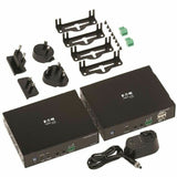 Eaton Tripp Lite Series HDMI over Fiber Extender Kit, Transmitter/Receiver, 4K 60 Hz, 4: 4: 4, RS-232, IR, Multimode LC, 985 ft. (300 m), TAA — B127F-1A1-MM-HH