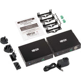 Eaton Tripp Lite Series HDMI over Fiber Extender Kit, Transmitter/Receiver, 4K 60 Hz, 4: 4: 4, RS-232, IR, Multimode LC, 985 ft. (300 m), TAA — B127F-1A1-MM-HH