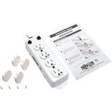 Tripp Lite by Eaton Safe-IT UL 1363A Medical-Grade Power Strip for Patient-Care Vicinity, 4 Hospital-Grade Outlets, 15 ft. Right-Angle Cord — PS-415-HG-OEMRA