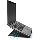 Kensington SmartFit Easy Riser Go Adjustable Ergonomic Riser for up to 17" Laptops - Black — K50422WW