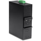 TRENDnet 16-Port Hardened Industrial Unmanaged Gigabit 10/100/1000Mbps DIN-Rail Switch w/ 16 Gigabit PoE+ Ports; Lifetime Protection; TI-PG160