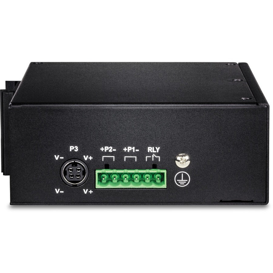 TRENDnet 16-Port Hardened Industrial Unmanaged Gigabit 10/100/1000Mbps DIN-Rail Switch w/ 16 Gigabit PoE+ Ports; Lifetime Protection; TI-PG160