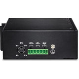 TRENDnet 16-Port Hardened Industrial Unmanaged Gigabit 10/100/1000Mbps DIN-Rail Switch w/ 16 Gigabit PoE+ Ports; Lifetime Protection; TI-PG160