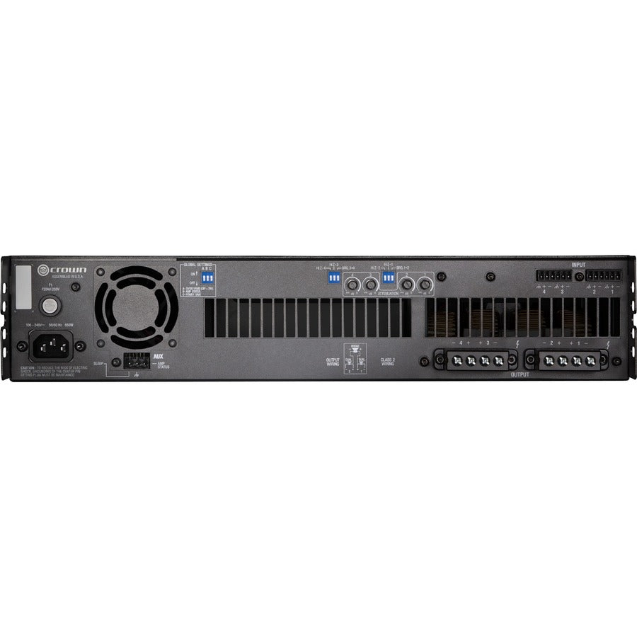 Crown DriveCore Install 4|600 Amplifier - 2400 W RMS - 4 Channel - Black — DCI4X600-U-USFX