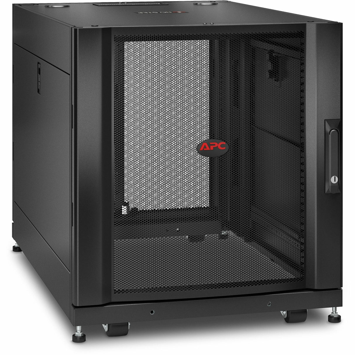 APC by Schneider Electric NetShelter SX 12U Server Rack Enclosure 600mm x 900mm w/ Sides Black — AR3003