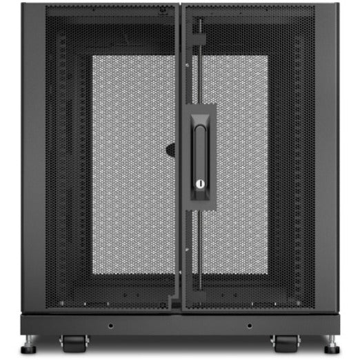 APC by Schneider Electric NetShelter SX 12U Server Rack Enclosure 600mm x 900mm w/ Sides Black — AR3003