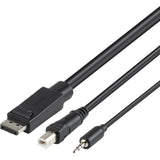 Belkin TAA DP/USB/Aud SKVM CBL, DP M/M; USB A/B — F1D9019B06T