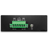 TRENDnet 8-Port Industrial Fast Ethernet PoE+ DIN-Rail Switch;TI-PE80;8 x Fast Ethernet PoE+ Ports;IP30 Network Unmanaged Switch;200W PoE Power Budget; 1.6Gbps Switching Capacity; Lifetime Protection — TI-PE80