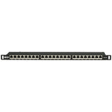 Tripp Lite by Eaton Cat6a 24-Port High-Density Shielded Patch Panel - Dual IDC, 568A/B, RJ45 Ethernet, 0.5U Rack-Mount — N252A-024-HUSHK
