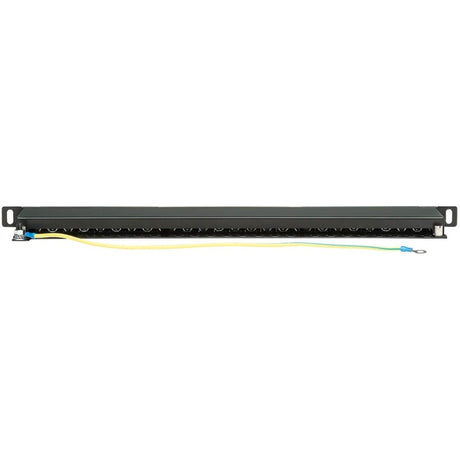 Tripp Lite by Eaton Cat6a 24-Port High-Density Shielded Patch Panel - Dual IDC, 568A/B, RJ45 Ethernet, 0.5U Rack-Mount — N252A-024-HUSHK