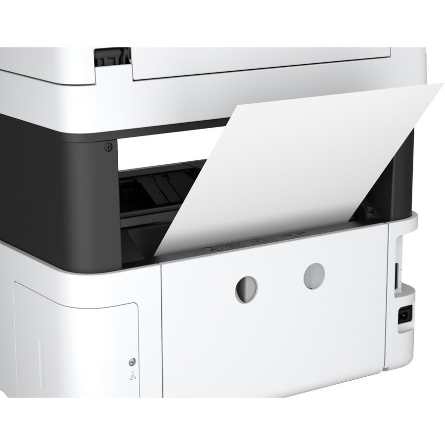 Epson WorkForce ST-M3000 Monochrome Multifunction Supertank Printer. Cartridge Free MFP with ADF & Fax Inkjet copier/Fax/Scanner-1200x2400 dpi Print-Automatic Duplex Print-1200 dpi Optical Scan-20 ppm-Up to 23k pages of ink-Wireless LAN — C11CG93201